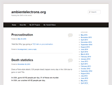 Tablet Screenshot of ambientelectrons.com